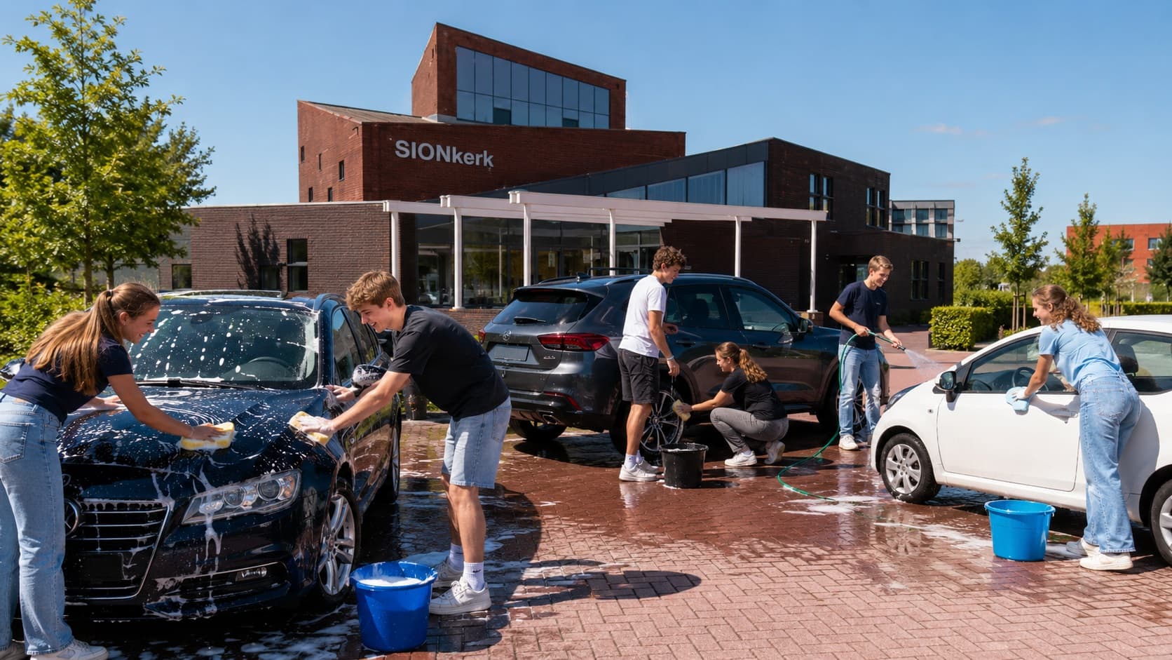Autowasdag Sionkerk Houten